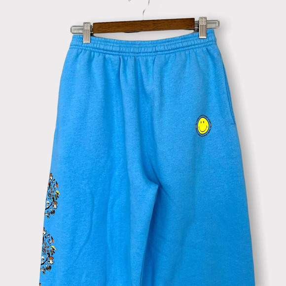 NEW By Samii Ryan Smiley Fantastic Mushrooms Sweatpants Size Small - Picture 3 of 10